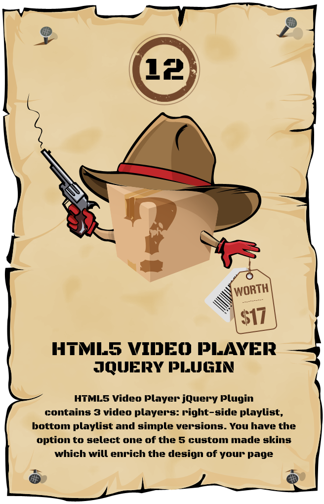 HTML5 Video Player jQuery Plugin
