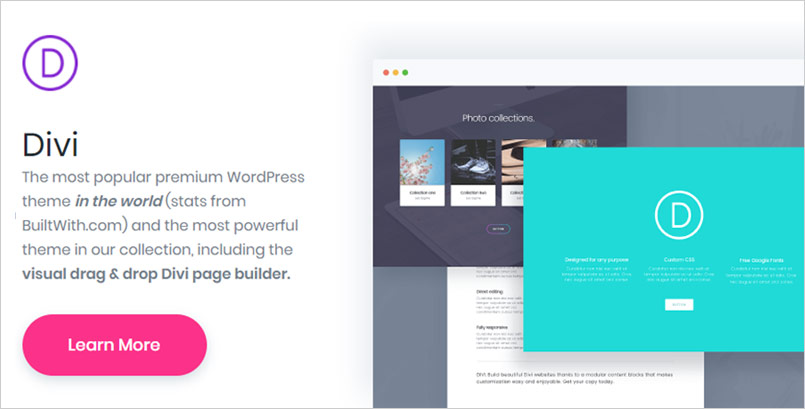 Divi The Ultimate WordPress Adsense and Visual Page Builder - in the category Adsense themes for WordPress