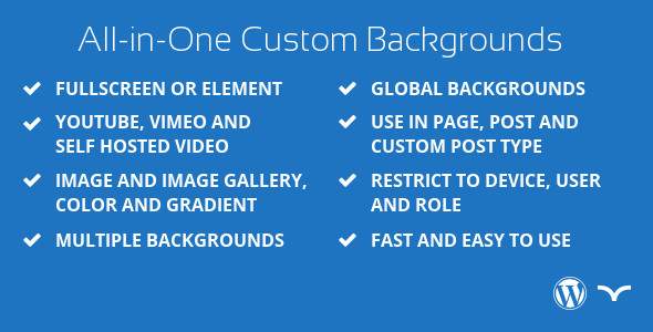 All-in-One Custom Background for WordPress