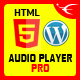 Responsive HTML5 Audio Player PRO WordPress Plugin