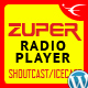 Zuper - Shoutcast and Icecast Radio Player With History - WordPress Plugin