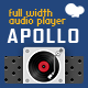 Apollo - Sticky Full Width HTML5 Audio Player - WPBakery Addon