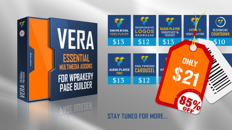Vera - Multimedia VC Add-ons - WPBakery Addons