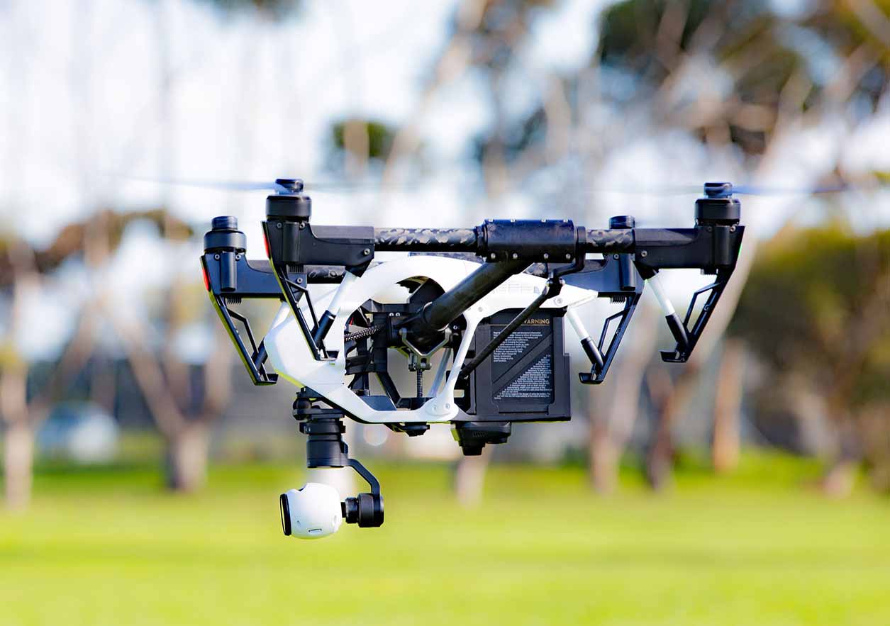 A drone - with a camera