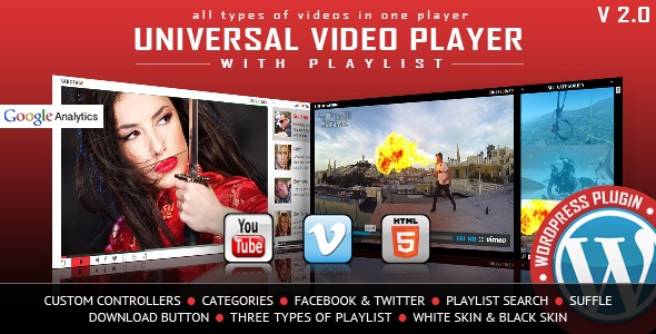 Best Video Player WordPress Plugin - Universal Video Player