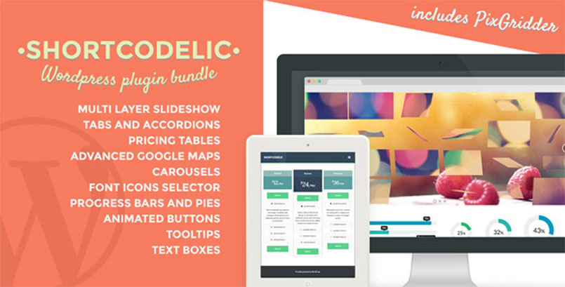 Shortcodelic - WordPress Plugin Bundle