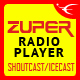 Zuper - Shoutcast and Icecast Radio Player With History - JQuery Plugin